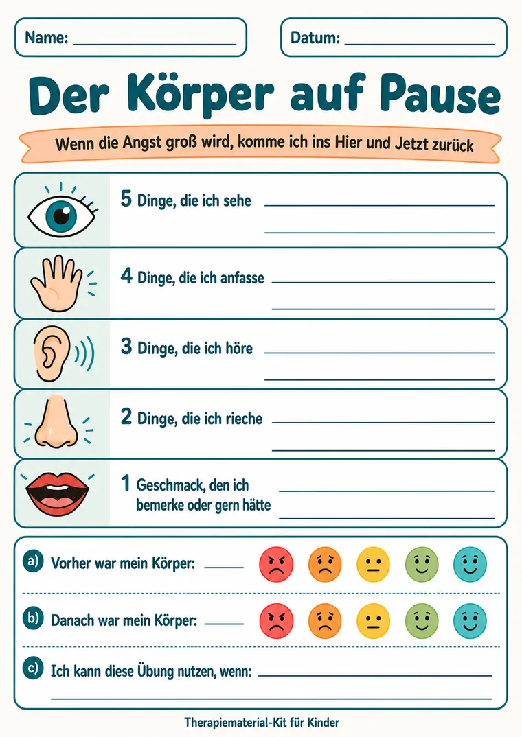 Der Körper auf Pause